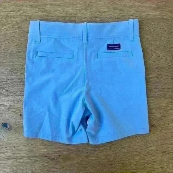 Janie and Jack Blue Everywhere Short Snap Button Closure Size 4 Kids Quick Dry - Picture 4 of 4